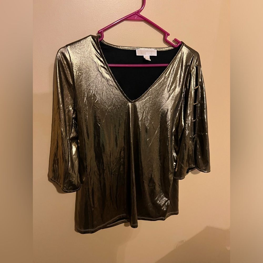 Michael kors medium shiny blouse